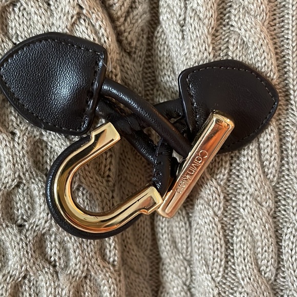 Calvin Klein cable knit sweater dress. - Picture 3 of 5